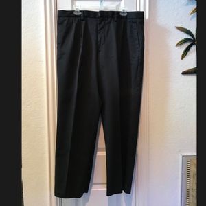 Dockers - D4 Dress Navy Pants; Pleats; No Cuffs